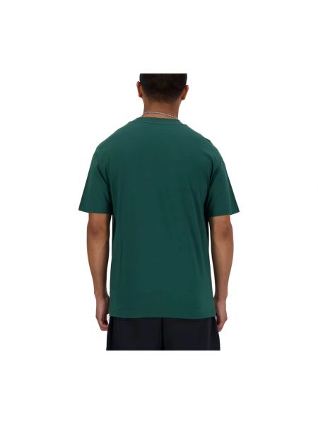 Camiseta de algodón New Balance verde