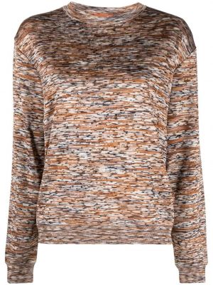 Strikket lang topp Missoni brun