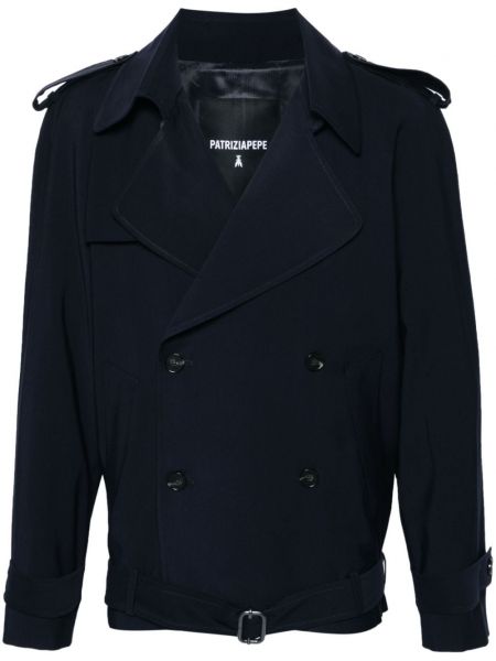 Veste ceinturée Patrizia Pepe bleu