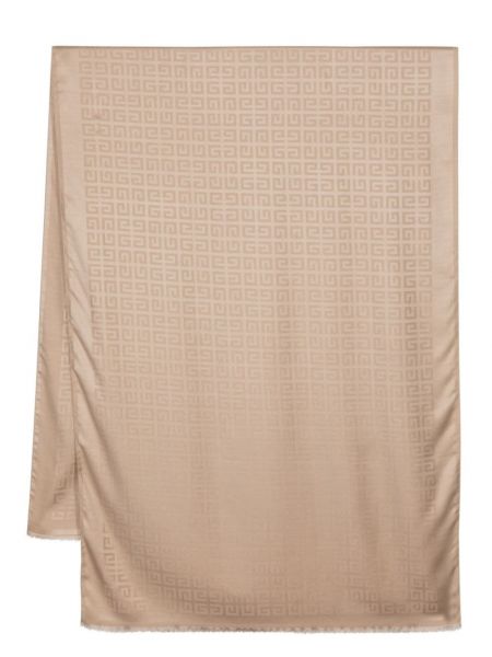 Žakárový hodvábny vlnený šál Givenchy