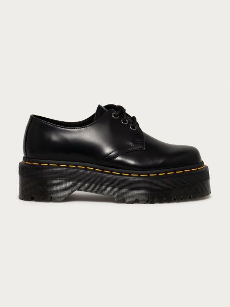 Pantofi din piele cu platformă Dr. Martens negru