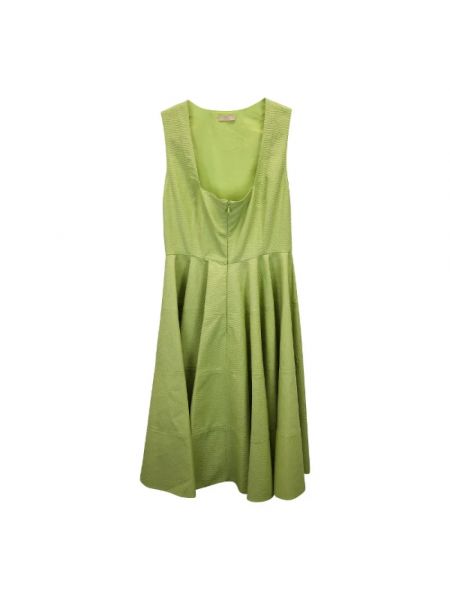 Sukienka bawełniana Alaïa Pre-owned zielona