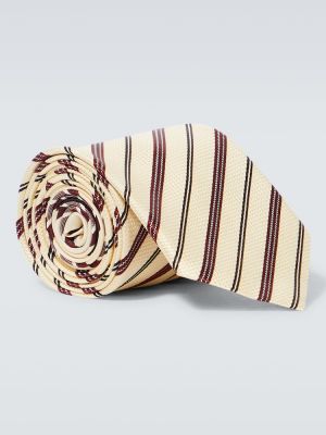 Копринена вратовръзка с принт Dries Van Noten
