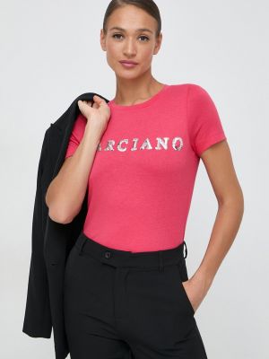 Тениска Marciano Guess розово