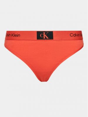 Stringai Calvin Klein Underwear oranžinė