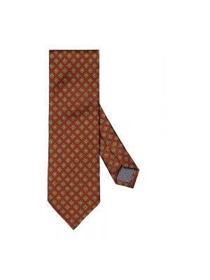 Krawat Eton brązowy