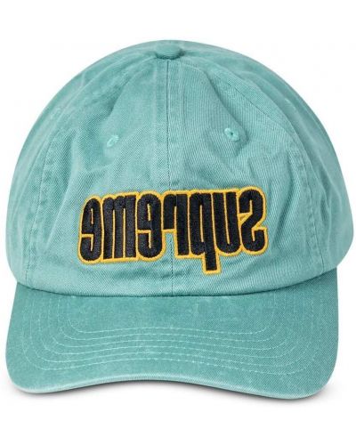 Kepurė su snapeliu Supreme žalia