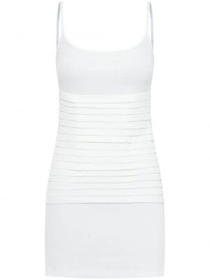 Plisované šaty Dion Lee bílé