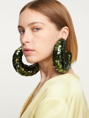 Σκουλαρίκια Tom Ford πράσινο