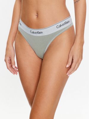 Stringid Calvin Klein Underwear roheline