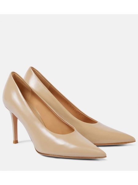 Läder pumps Gianvito Rossi