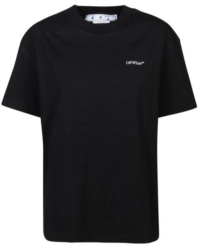 T-shirt z haftem casual Off-white