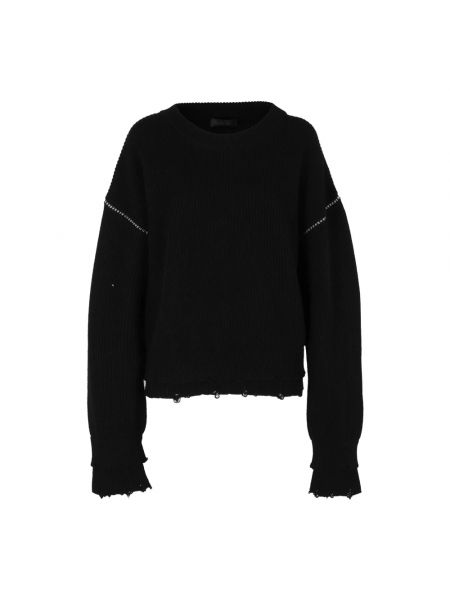 Dzianinowy sweter Ssheena czarny
