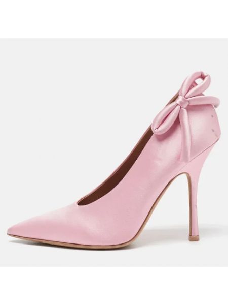 Calzado de raso retro Valentino Vintage rosa