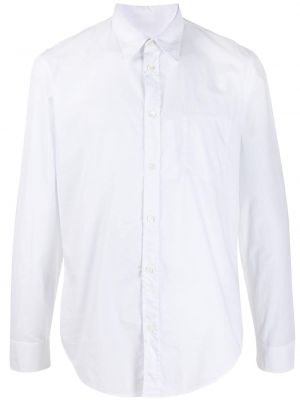 Памучна риза с дълъг ръкав Maison Margiela бяло