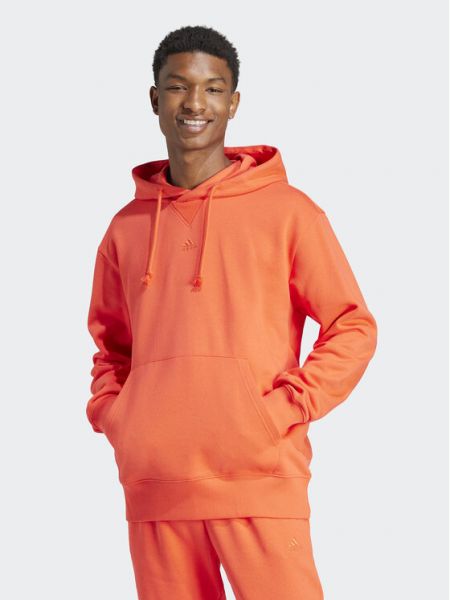 Voľná priliehavá mikina Adidas oranžová