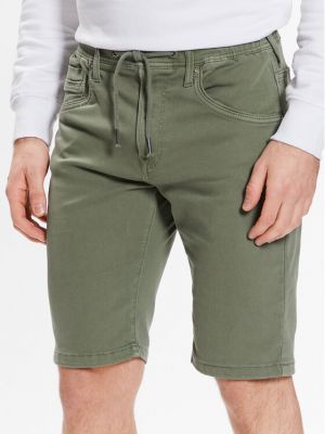 Shorts en jean slim Pepe Jeans vert