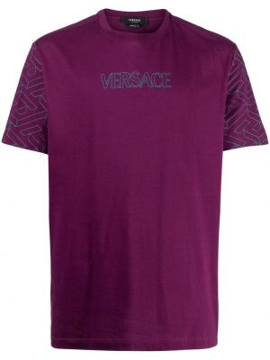 T-shirt Versace lila