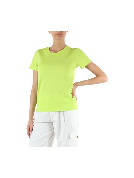 Camiseta de algodón Sun68 verde