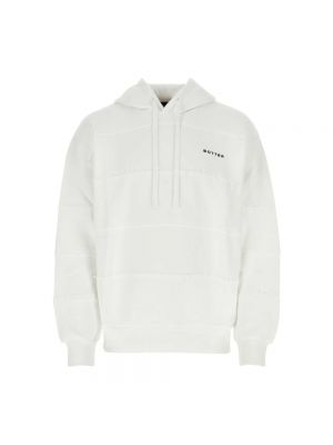 Oversize hoodie aus baumwoll Botter weiß