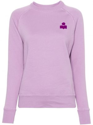 Sweatshirt mit stickerei Marant Etoile lila