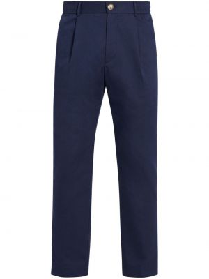 Pantalon chino plissé Ché bleu