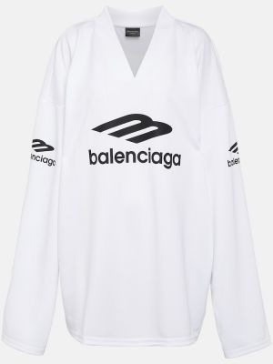 Top oversized Balenciaga blanco
