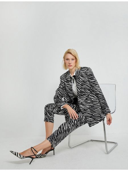 Pantaloni cu model zebră Koton