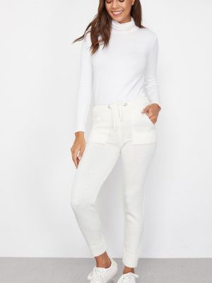 Rovné kalhoty Lafaba bílé