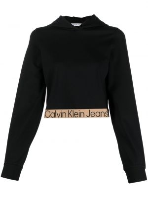 Hoodie Calvin Klein Jeans svart