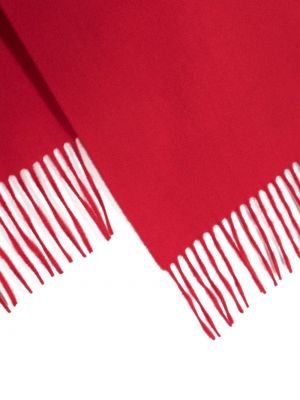 Schal mit stickerei Moschino rot