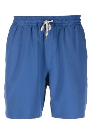 Pantaloni scurți cu broderie Polo Ralph Lauren albastru