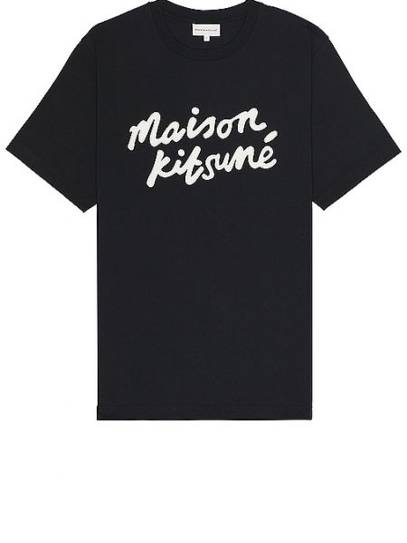 Camiseta Maison Kitsuné negro
