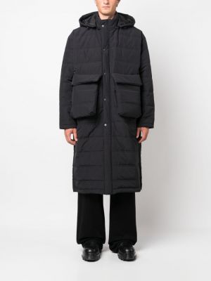 Kabát s kapucí Henrik Vibskov černý