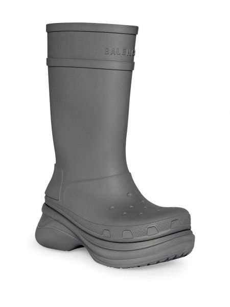 Kotníkové boty Balenciaga šedé