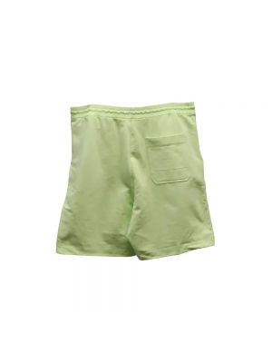 Pantalones cortos de algodón Yohji Yamamoto Pre-owned verde