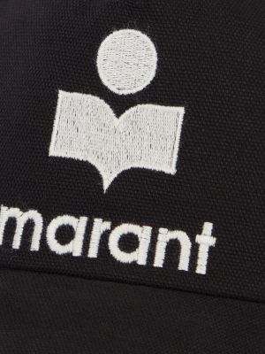 Bavlněná kšiltovka Isabel Marant černá