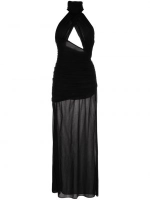 Αμάνικη μάξι φόρεμα De La Vali μαύρο