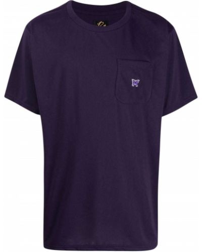 Camiseta con bolsillos Needles violeta