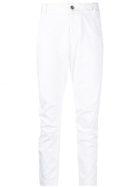 Укорочені брюки Dsquared2, білі