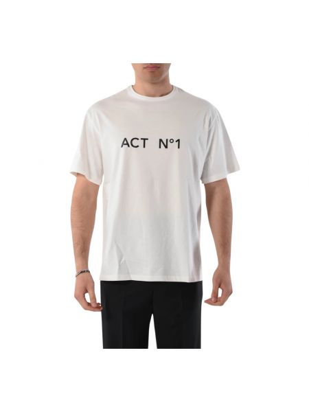 Koszulka bawełniana Act N°1 biała