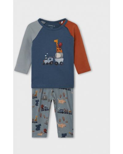 NAME IT Blúz és nadrág 13215282 Sötétkék Regular Fit