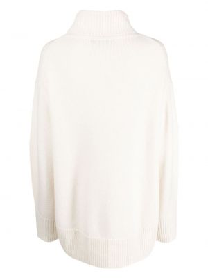 Sweter z kaszmiru Arch4 biały