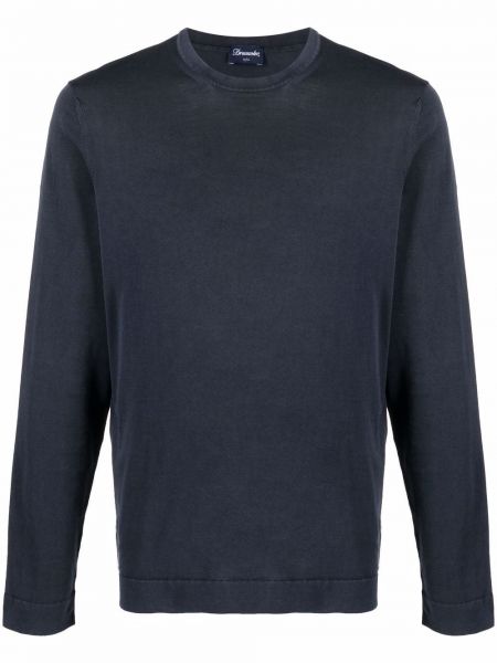 Sweatshirt mit rundhalsausschnitt Drumohr blau