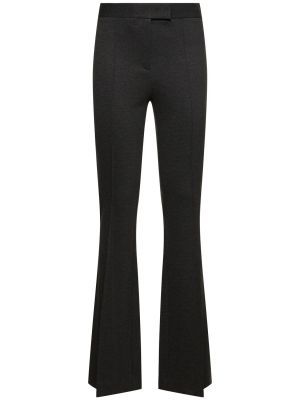 Viskózové kalhoty Helmut Lang šedé