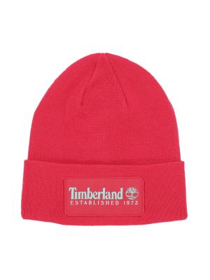 Różowa czapka Timberland