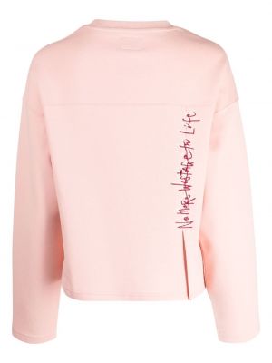 Sweatshirt mit stickerei mit rundem ausschnitt Izzue pink