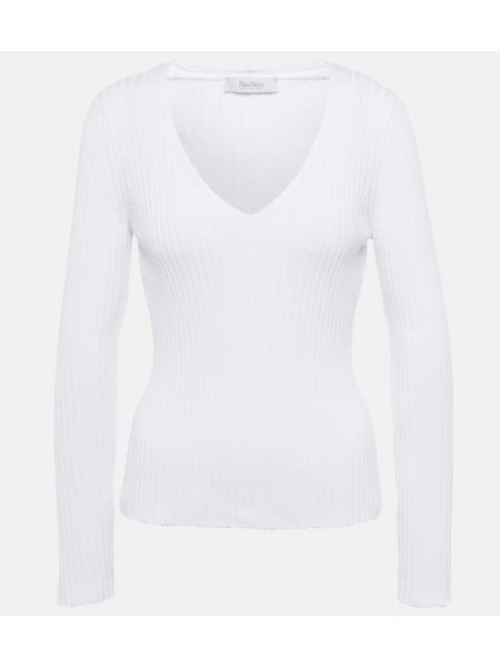 Пуловер Max Mara бяло