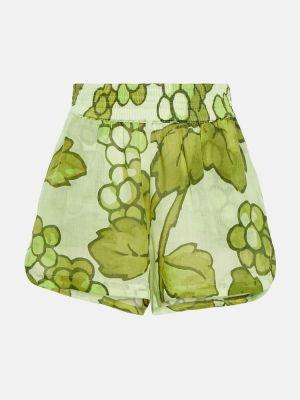 Pantaloni scurți cu imagine Etro verde