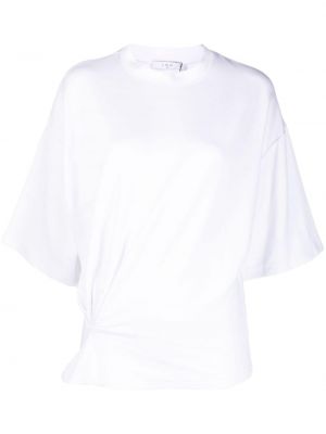 Plisované tričko Iro bílé